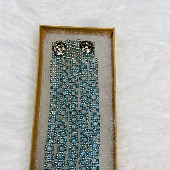 HANDMADE Five Strand Swarovski Crystal Bracelet - Picture 4 of 4